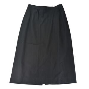 Vintage Barclay Square 100% Pure Wool‎ Midi Skirt Women's Size 10 Made in USA